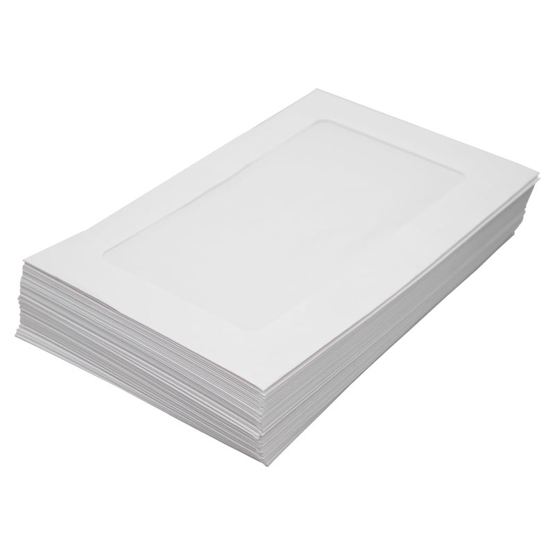 LUXPaper 6 x 9 Full Face Window Envelopes | Bright White | 28lb. Text | 50 Qty - Image 5